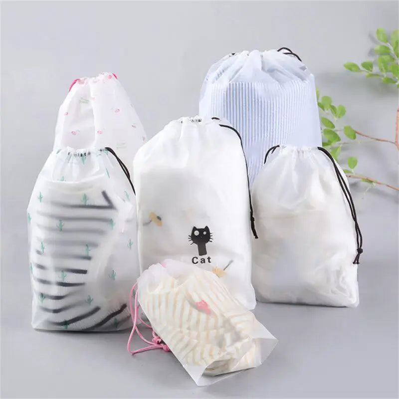 Eco-Friendly Travel Shoe and Cosmetic Storage Bags