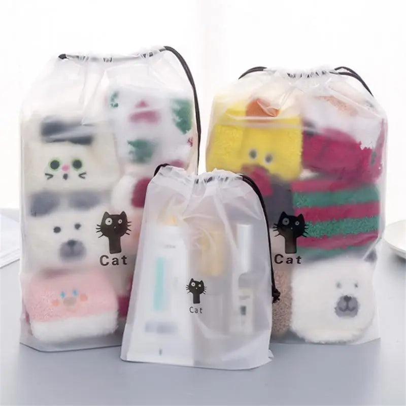 Eco-Friendly Travel Shoe and Cosmetic Storage Bags