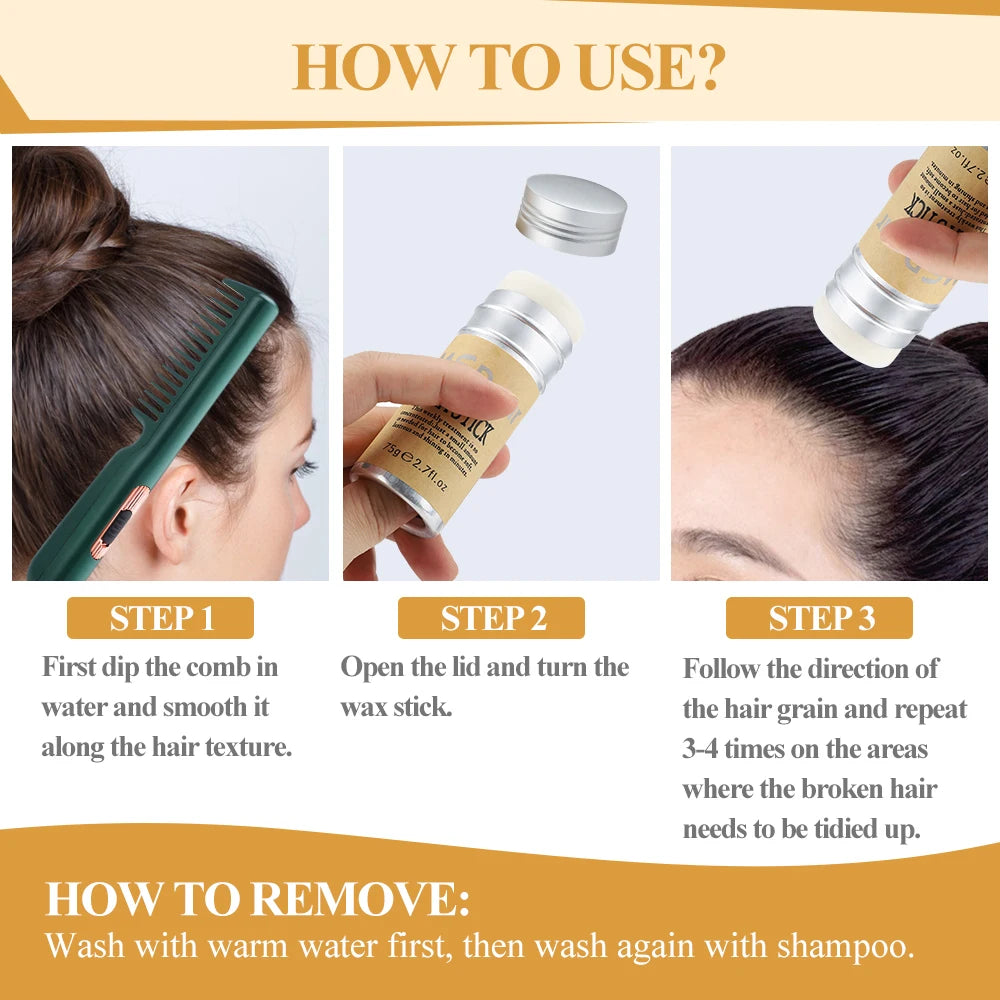 Professional Non Greasy Hair Wax Stick for Styling