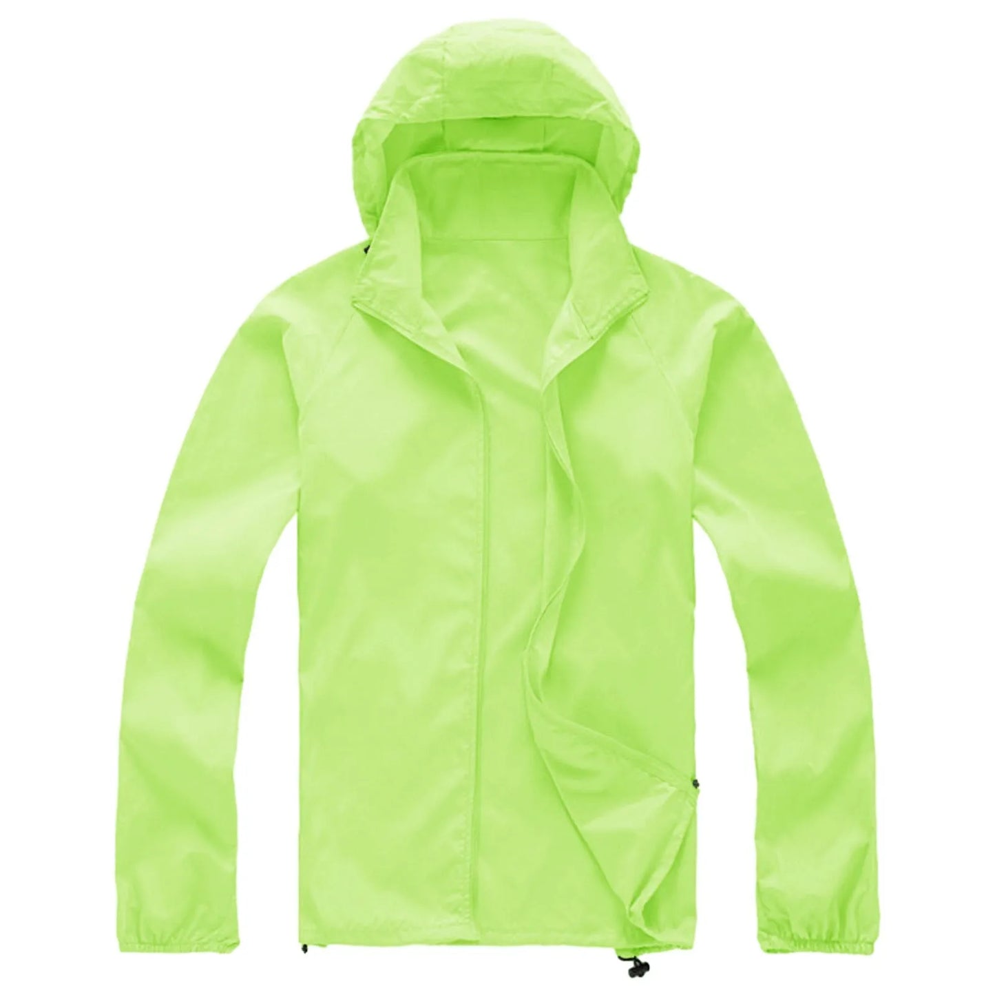 Unisex Windproof Cycling Jacket with Detachable Hood