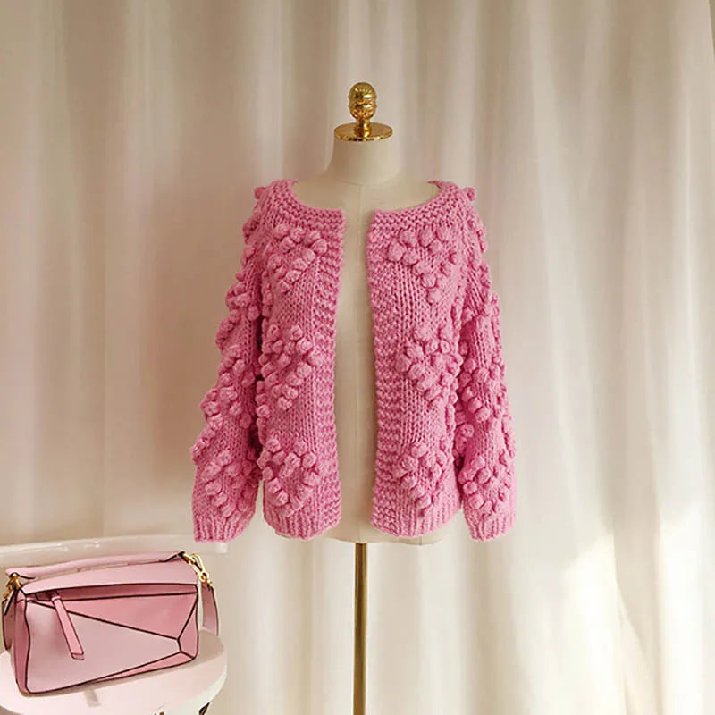 Casual Autumn Winter Knitted Cardigan for Women