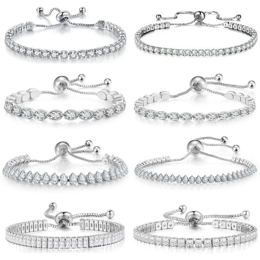 Fashionable Zircon Tennis Bracelets for Women