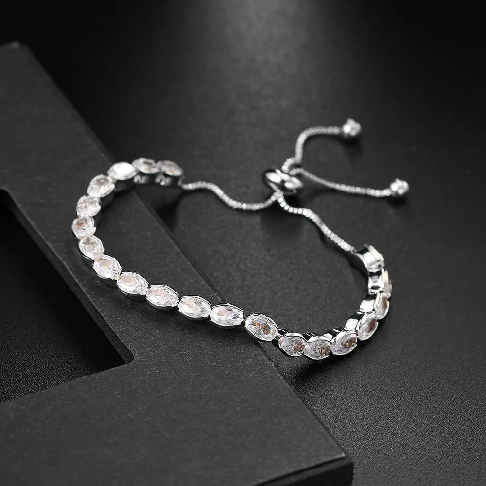 Fashionable Zircon Tennis Bracelets for Women