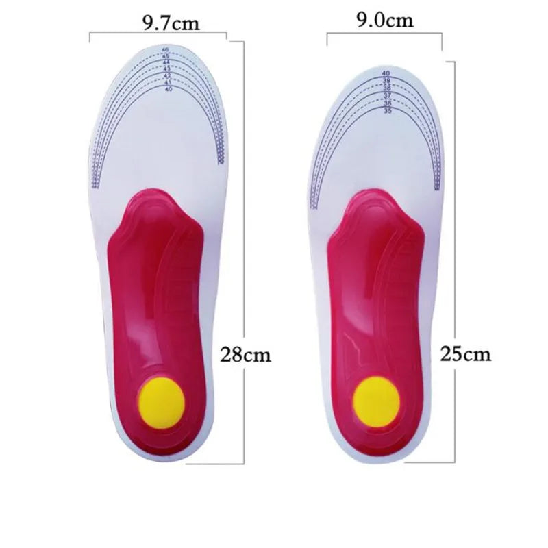 Premium Orthotic Gel Insoles for High Arch Support