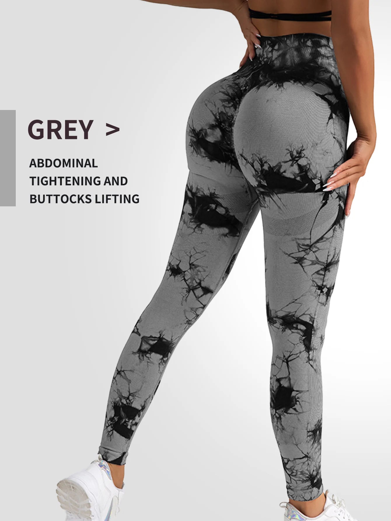 High Waist Tie Dye Yoga Pants for Women