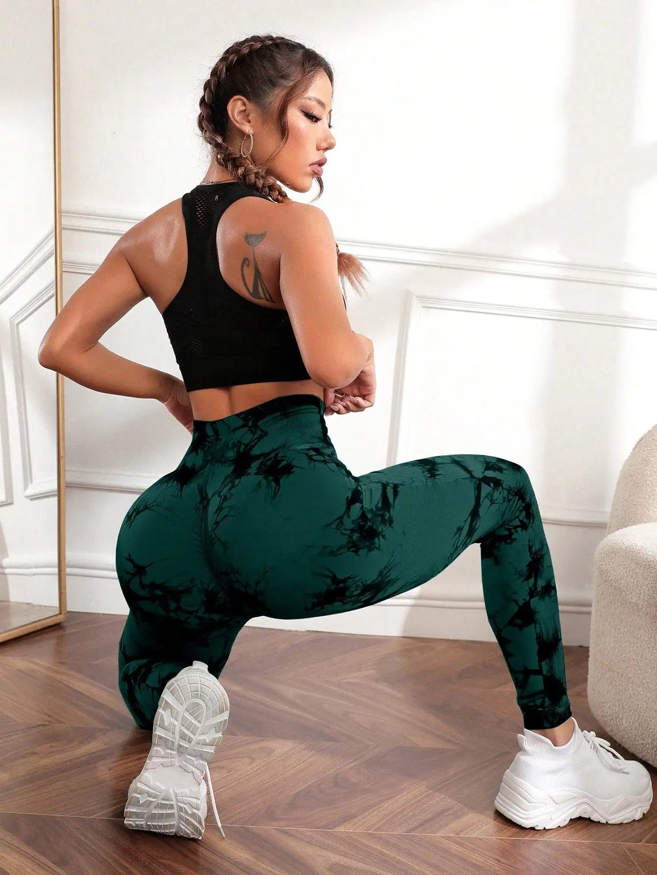 High Waist Tie Dye Yoga Pants for Women